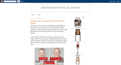 Desktop Screenshot of hendersonvillenews.blogspot.com