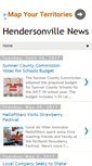 Mobile Screenshot of hendersonvillenews.blogspot.com