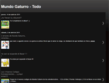 Tablet Screenshot of gaturro-todo.blogspot.com