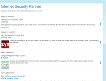 Tablet Screenshot of myinternetsecurity.blogspot.com