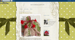 Desktop Screenshot of huonekasveja.blogspot.com