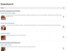 Tablet Screenshot of huonekasveja.blogspot.com