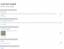 Tablet Screenshot of cutebutstupid.blogspot.com