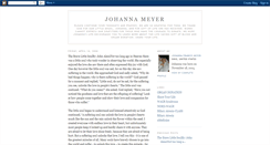 Desktop Screenshot of johannameyer.blogspot.com