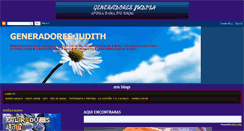 Desktop Screenshot of judith-generadores.blogspot.com