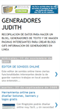 Mobile Screenshot of judith-generadores.blogspot.com
