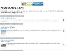 Tablet Screenshot of judith-generadores.blogspot.com