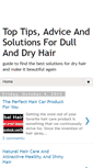 Mobile Screenshot of dryhairsolution.blogspot.com