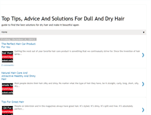 Tablet Screenshot of dryhairsolution.blogspot.com