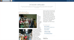 Desktop Screenshot of fusionspeaks.blogspot.com