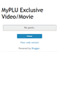 Mobile Screenshot of myplu-video.blogspot.com