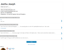 Tablet Screenshot of jeethujoseph.blogspot.com