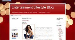 Desktop Screenshot of entertainmentlifestyleblog.blogspot.com