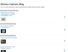 Tablet Screenshot of kitchen-cabinets-world.blogspot.com