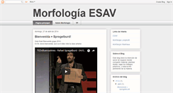 Desktop Screenshot of morfologiaesav.blogspot.com