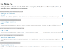Tablet Screenshot of nomeiofio.blogspot.com