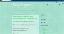 Desktop Screenshot of enjoyenglishwithme-glorita.blogspot.com