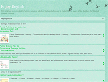 Tablet Screenshot of enjoyenglishwithme-glorita.blogspot.com