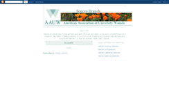 Desktop Screenshot of aauw-sonora-ca.blogspot.com