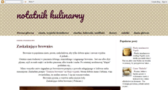 Desktop Screenshot of notatnikkulinarny.blogspot.com