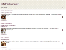 Tablet Screenshot of notatnikkulinarny.blogspot.com