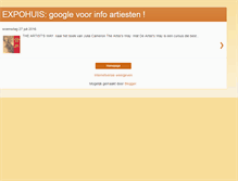 Tablet Screenshot of expohuis.blogspot.com