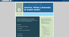Desktop Screenshot of empleomedico.blogspot.com