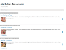 Tablet Screenshot of misdulcestentaciones-karla.blogspot.com