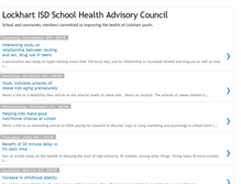 Tablet Screenshot of lisdschoolhealth.blogspot.com