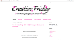 Desktop Screenshot of creativefriday.blogspot.com