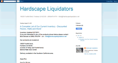 Desktop Screenshot of hardscapeliquidators.blogspot.com