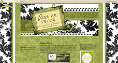 Desktop Screenshot of lovethedecor.blogspot.com