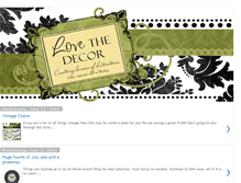 Tablet Screenshot of lovethedecor.blogspot.com