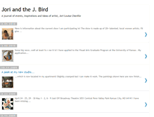 Tablet Screenshot of joriandthejbird.blogspot.com