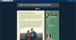 Desktop Screenshot of isaiah54-13parenting.blogspot.com