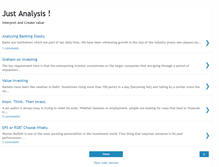 Tablet Screenshot of justanalysis.blogspot.com
