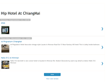 Tablet Screenshot of chiangmaihiphotel.blogspot.com