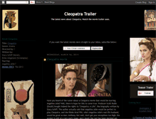 Tablet Screenshot of cleopatra-trailer.blogspot.com