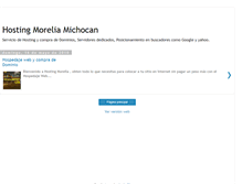 Tablet Screenshot of hostingmorelia.blogspot.com