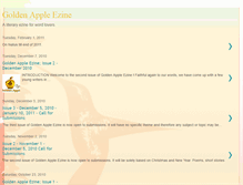 Tablet Screenshot of goldenappleezine.blogspot.com