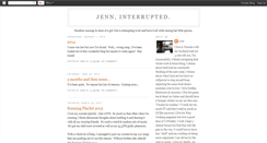 Desktop Screenshot of jenninterrupted.blogspot.com