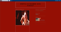 Desktop Screenshot of dovecisiamogiavisti.blogspot.com