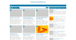 Desktop Screenshot of freeloaderradio.blogspot.com