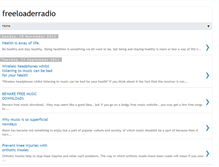 Tablet Screenshot of freeloaderradio.blogspot.com