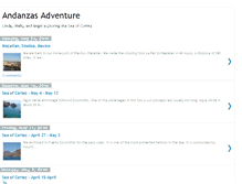 Tablet Screenshot of andanzas-adventure.blogspot.com