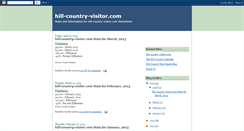 Desktop Screenshot of hill-country-visitor.blogspot.com