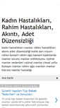 Mobile Screenshot of kadinhastaliklar.blogspot.com