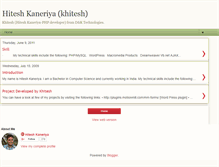 Tablet Screenshot of khitesh.blogspot.com