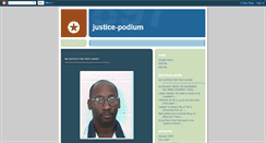 Desktop Screenshot of justice-podium.blogspot.com