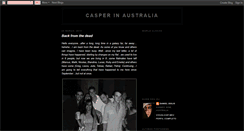 Desktop Screenshot of casperinaustralia.blogspot.com